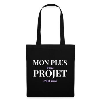 Mon Plus Beau Projet — C'est Moi - Sac en tissu - noir - Devant