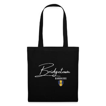 Bridgetown Barbados, elegantes Design Bridgetown - Stoffbeutel - Schwarz - Vorne
