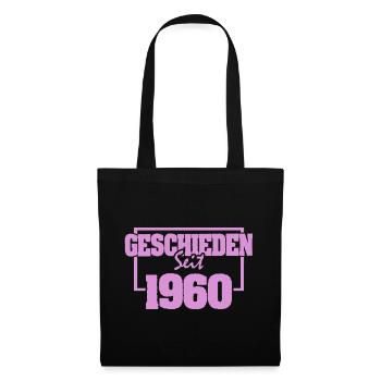 Scheidung 1960 - Stoffbeutel - Schwarz - Vorne
