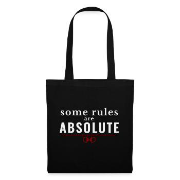 Some Rules Are Absolute – Protocol Culture - Tote Bag - black - Front