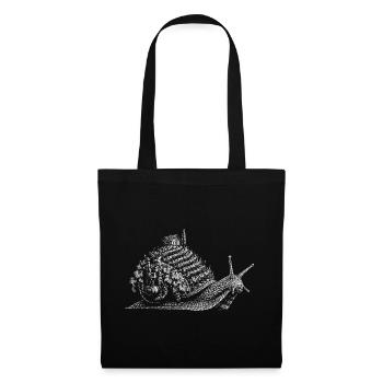 Edible snail - Tote Bag - black - Front
