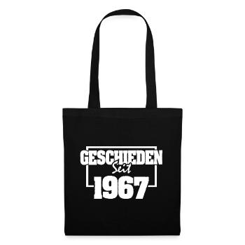 Sprueche 1967 - Stoffbeutel - Schwarz - Vorne