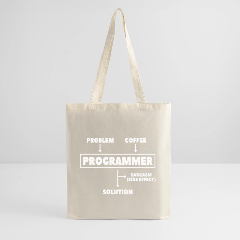 Coding Programmierer Nerd Informatik Kaffee Stoffbeutel
