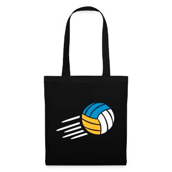 Beach-volley - Sac en tissu - noir - Devant
