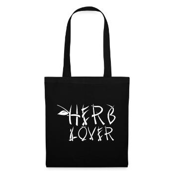 Herbes Amant épice Recueillir épices herbe épices - Sac en tissu - noir - Devant