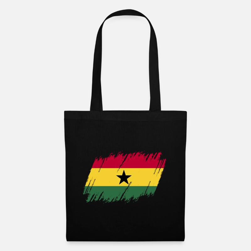 Ghana - Stoffbeutel - Schwarz