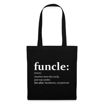 funcle Graphique - Sac en tissu - noir - Devant