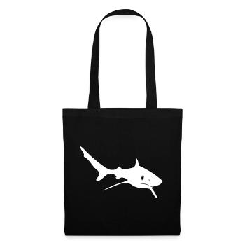 shark - Tote Bag - black - Front