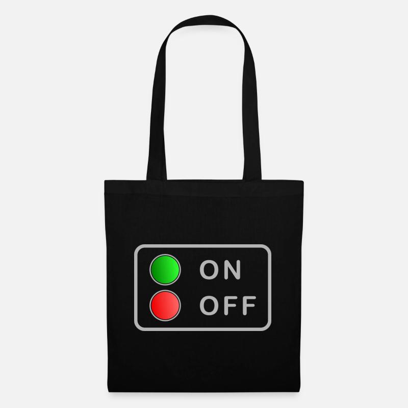 ON OFF - Tote Bag - black