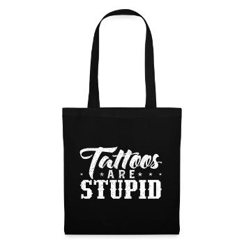Tatouage - Sac en tissu - noir - Devant