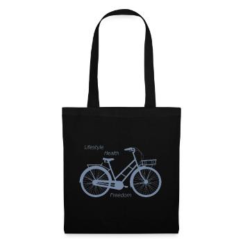 Bicycle. Lifestyle. Health. Freedom - Tote Bag - black - Front
