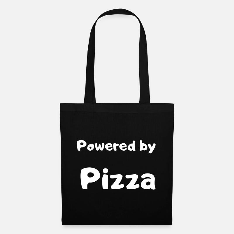Pizza design - Tote Bag - black