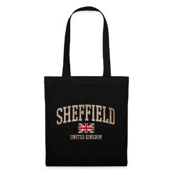 Sheffield Vintage UK Emblem - Stoffbeutel - Schwarz - Vorne