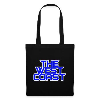 The West Coast blue - Stoffbeutel - Schwarz - Vorne