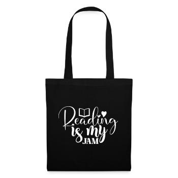 Reading is my Jam - Tote Bag - black - Front