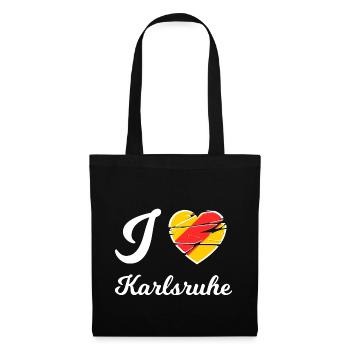 Die Unterstützer in Karlsruhe - Stoffbeutel - Schwarz - Vorne