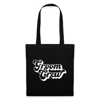 Groom Crew Bachelor Party Men Squad Matching Group - Sac en tissu - noir - Devant