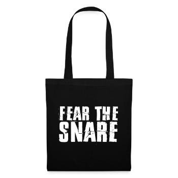 Fear The Snare 3 - Stoffbeutel - Schwarz - Vorne