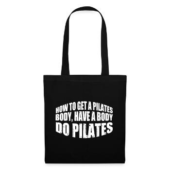 How To Get A Pilates Body, Have A Body Do Pilates4 - Tote Bag - black - Front