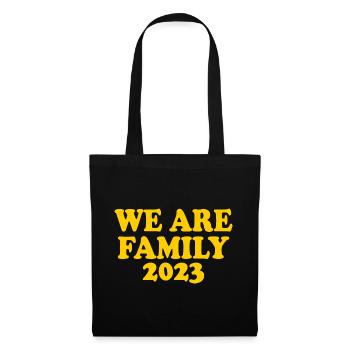 We are family 2023 - Sac en tissu - noir - Devant