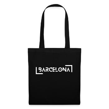 Barcelona - Stoffbeutel - Schwarz - Vorne