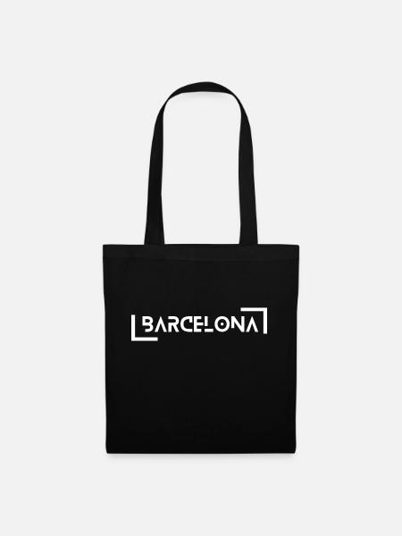 Barcelona - Stoffbeutel - Schwarz
