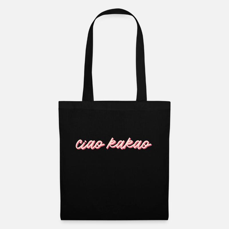 Ciao Kakao - Stoffbeutel - Schwarz