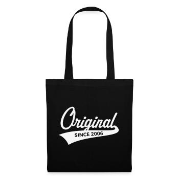 Original Since 2006 (Year Of Birth, Birthday / W) - Tote Bag - black - Front