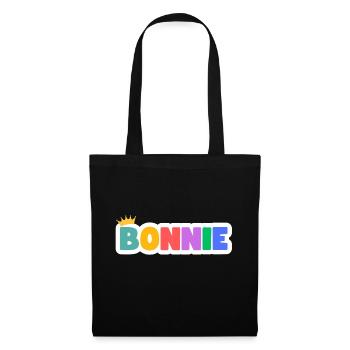 Bonnie! Personalisierbar - Stoffbeutel - Schwarz - Vorne