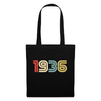 1936 Vintage Retro - Tote Bag - black - Front