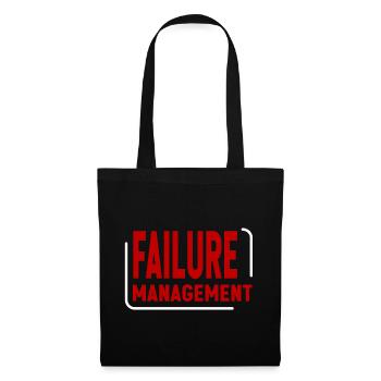 Failure Management 2 - Stoffbeutel - Schwarz - Vorne