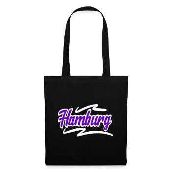 Hambourg - Sac en tissu - noir - Devant