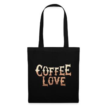 Coffee Love – Stylized Font - Tote Bag - black - Front