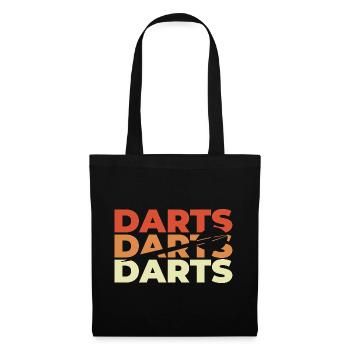 Dart Retro Look - Tote Bag - black - Front