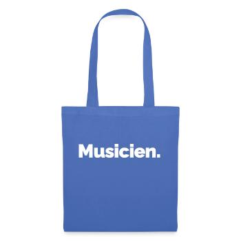 Musicien - Sac en tissu - bleu pâle - Devant