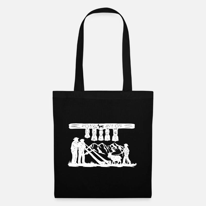 Glockenklang_white - Tote Bag - black