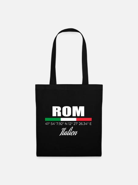Rom - Stoffbeutel - Schwarz
