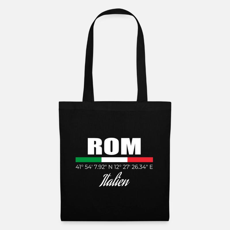 Rom - Stoffbeutel - Schwarz