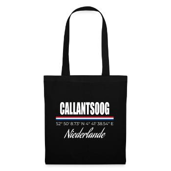 Callantsoog - Stoffbeutel - Schwarz - Vorne