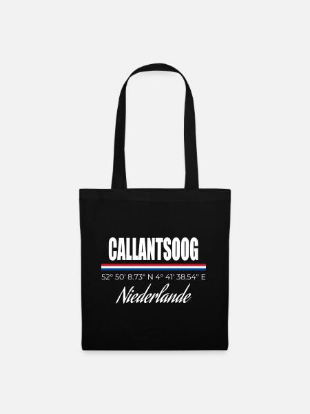 Callantsoog - Stoffbeutel - Schwarz