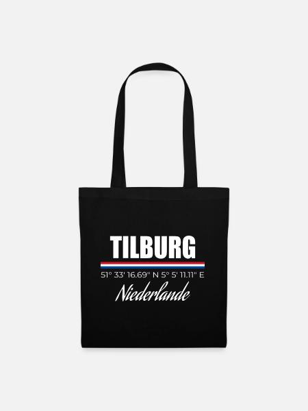 Tilburg - Stoffbeutel - Schwarz