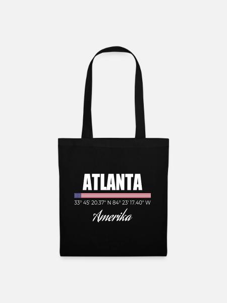 Atlanta - Stoffbeutel - Schwarz