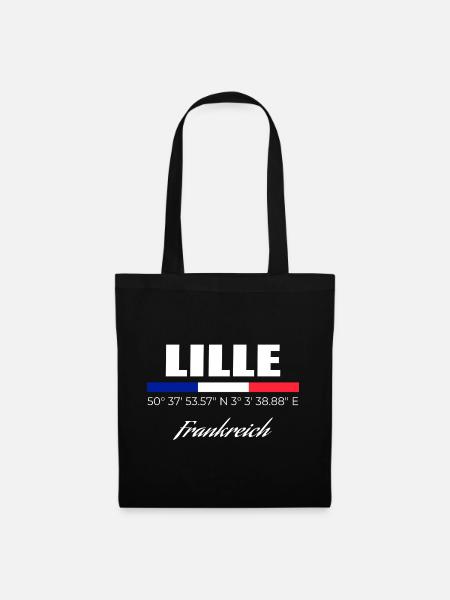 Lille - Stoffbeutel - Schwarz