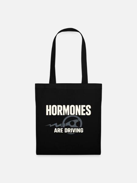 Perimenopause Humor Perimenopause - Stoffbeutel - Schwarz