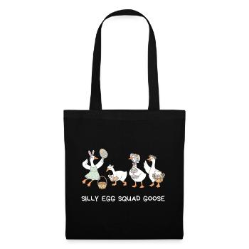 Silly Egg Squad Goose Easter - Tote Bag - black - Front