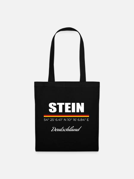 Stein - Stoffbeutel - Schwarz