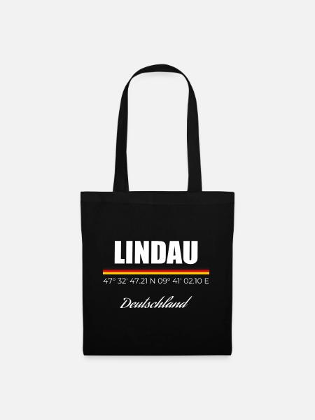 Lindau - Stoffbeutel - Schwarz