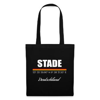 Stade - Stoffbeutel - Schwarz - Vorne