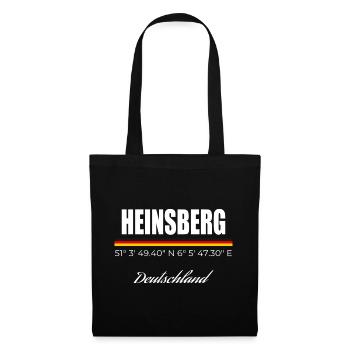 Heinsberg - Stoffbeutel - Schwarz - Vorne