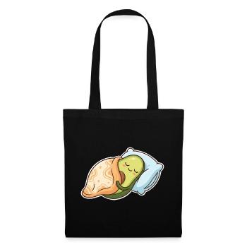 Avocado Sleeping - Tote Bag - black - Front
